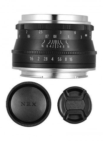 E-mount Multilayer Film Coating Mirrorless Camera Lens Black/White