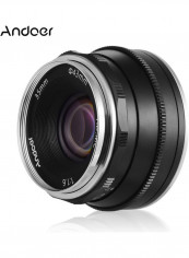 F1.6 Manual Focus Lens Large Aperture Black/White