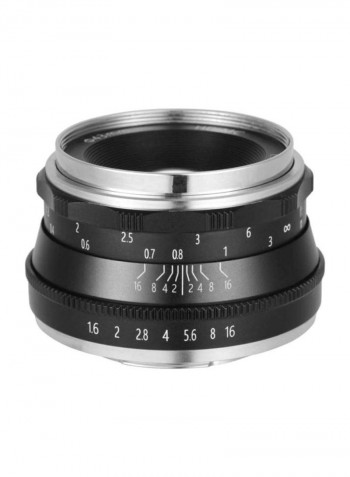 F1.6 Manual Focus Lens Large Aperture Black/White