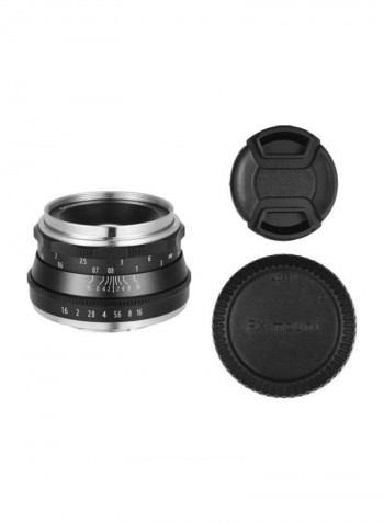 F1.6 Manual Focus Lens Large Aperture Black/White