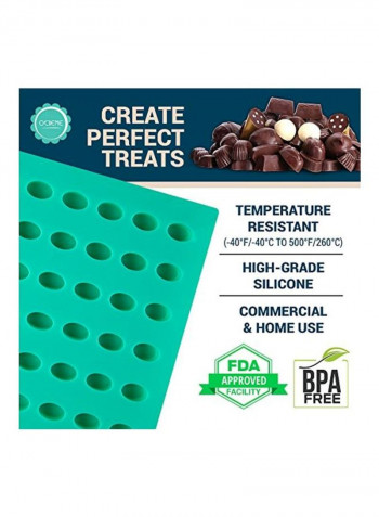 Silicone Chocolate Mould Green 11.5x15inch