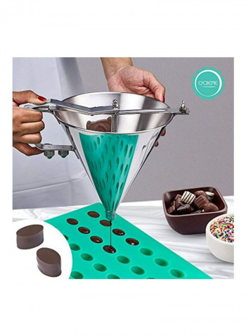 Silicone Chocolate Mould Green 11.5x15inch