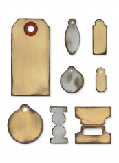 Tabs And Tags Die Set Silver/Beige reviews Tabs And Tags Die Set Silver/Beige