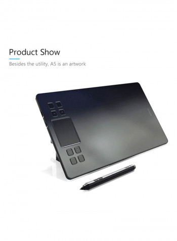 Digital Graphic Tablet Black