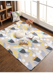 Geometric Pattern Living Room Soft Carpet Multicolour 120(W)x210(L)centimeter