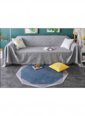 Multi-Functional Sofa Towel Slipcover Grey