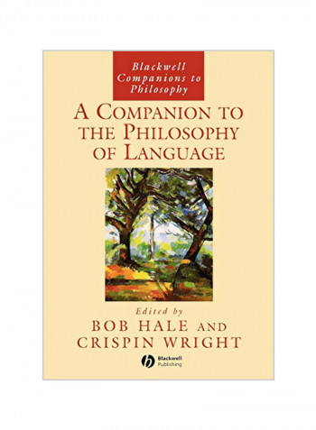A Companion To The Philosophy Of Language Paperback