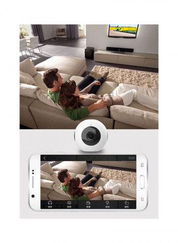 Wireless Surveillance Camera White/Black