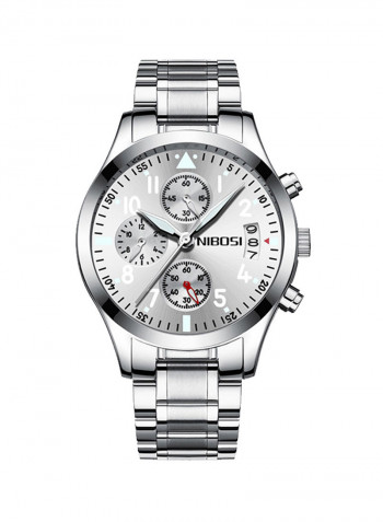 Men's Stainless Steel Quartz Analog Watch NNSB03708833