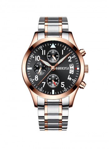 Men's Stainless Steel Quartz Analog Watch NNSB03708834