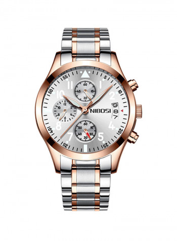 Men's Stainless Steel Quartz Analog Watch NNSB03708835