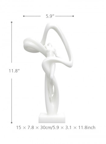 3D Design Printed Sculpture White 685g
