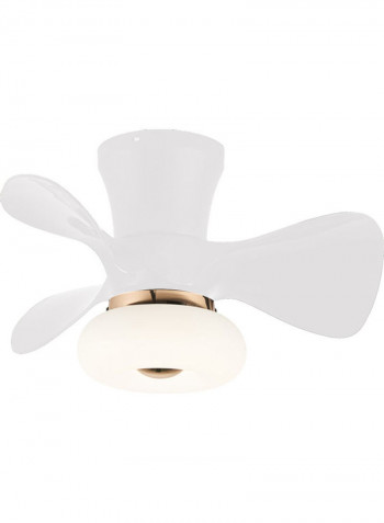 Ceiling Fan With  Light White