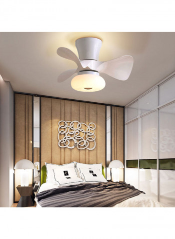 Ceiling Fan With  Light White