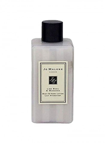 Lime Basil And Mandarin Body And Hand Lotion 3.4ounce