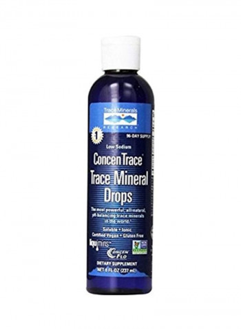 2-Piece Concentrace Trace Mineral Drops With Electrolyte Stamina Set
