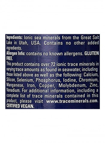 2-Piece Concentrace Trace Mineral Drops With Electrolyte Stamina Set