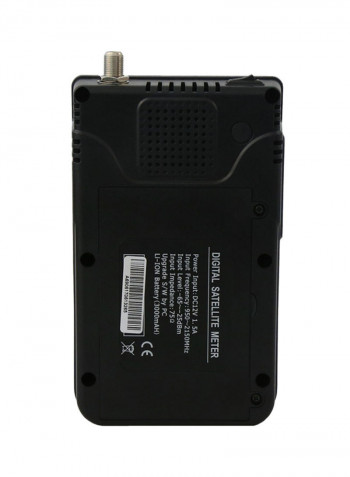 DVB-S FTA Digital Satellite Link Finder Signal Meter WS-6906 Black