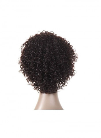 Short Curly Hair Wig Black 10inch