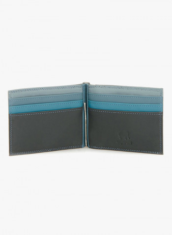 Money Clip Card Case Smokey Grey