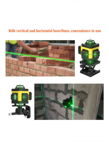 Multi Functional 16 Line Laser Level Set Multicolour