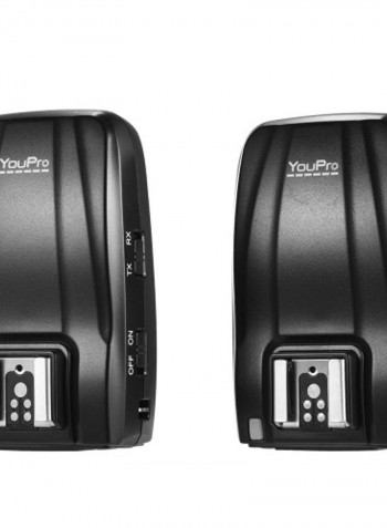 Wireless Flash Trigger For Canon EOS Rebel DSLR Black