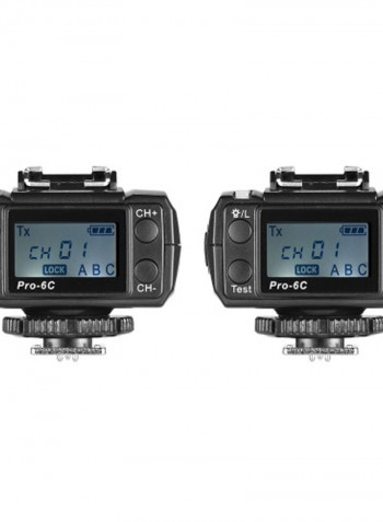 Wireless Flash Trigger For Canon EOS Rebel DSLR Black