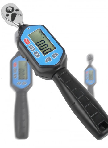 Digital Torque Wrench With Buzzer LED Indication Blue 34 x 5.50 x 9cm