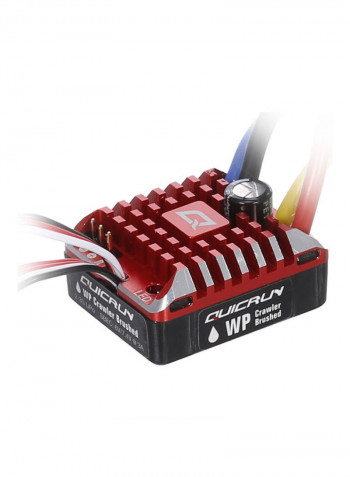 Electric Speed Controller With Programming Card For 1/8 1/10 RC Crawler Car 13.3x5.5x9cm