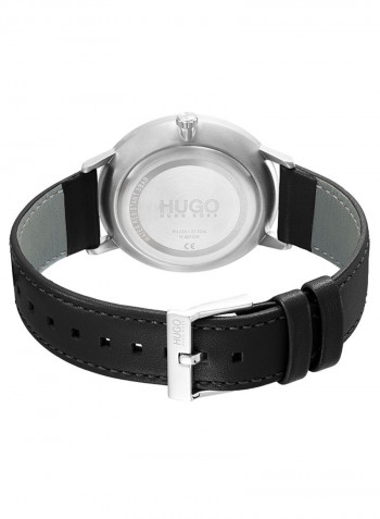 Men's Leather Analog Wrist Watch 1530169