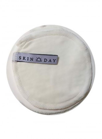 2-Piece Makeup Remover Pads White