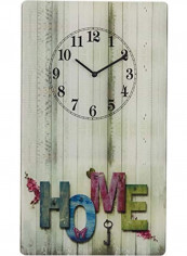 Decorative Wall Clock Green/Beige/Red