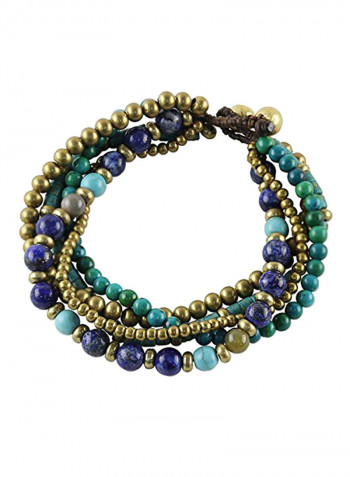 Brass Bead Bracelet