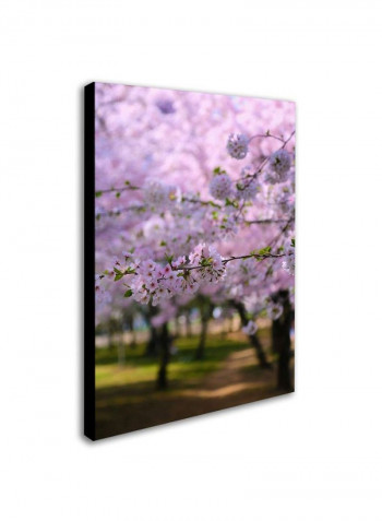 DC 2 Canvas Wall Art Purple 16 x 24inch