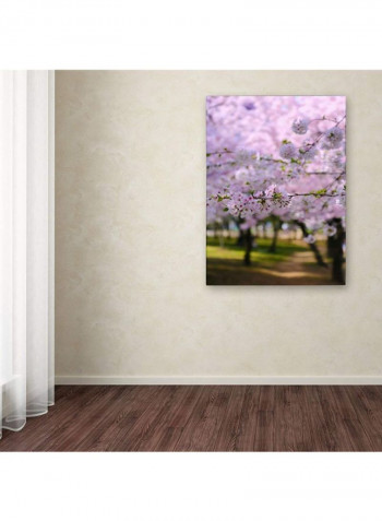 DC 2 Canvas Wall Art Purple 16 x 24inch