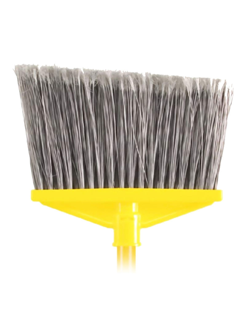 Commercial Angled Large Broom Beige/Yellow 11x1.5x56inch