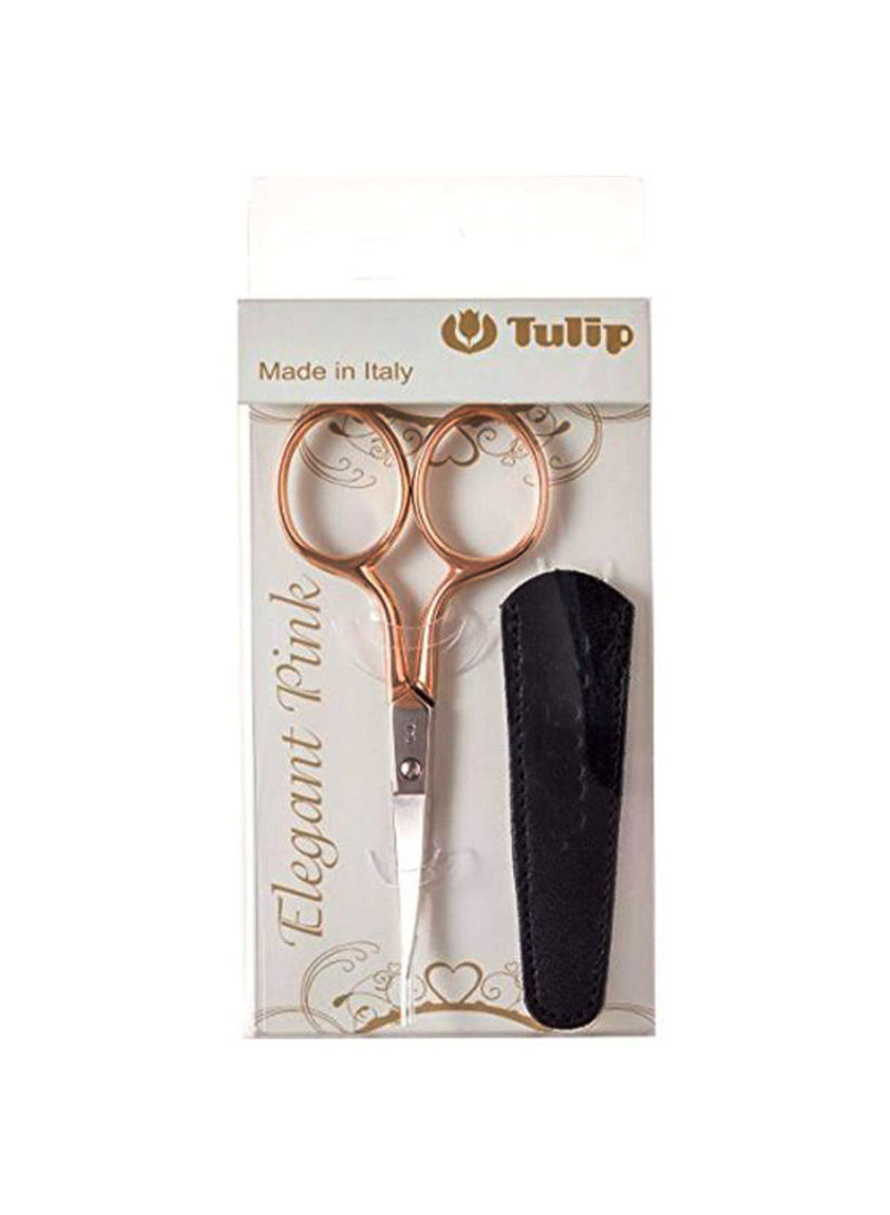 Curved Embroidery Scissors Gold/Silver