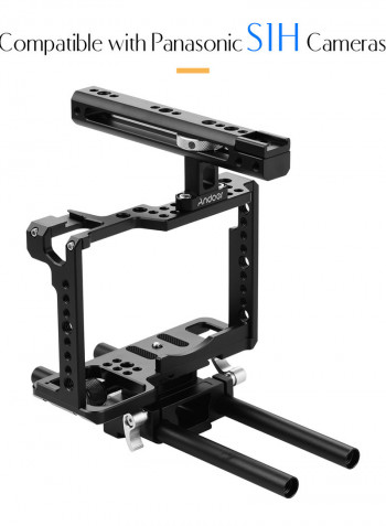 Professional Video Accessories Full Frame Camera Cage Kit Black