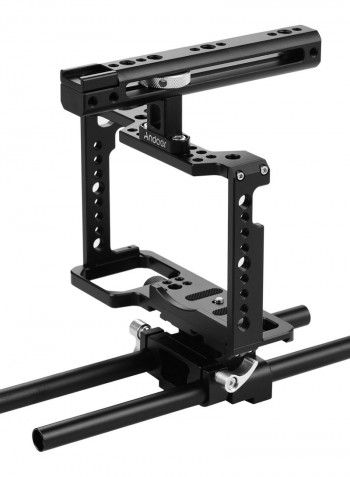 Professional Video Accessories Full Frame Camera Cage Kit Black