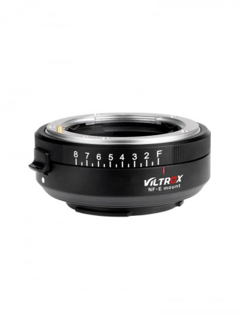Camera Lens Ring Mount Adapter Black