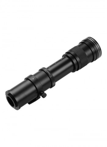 Camera Mf Super Telephoto Zoom Lens Black