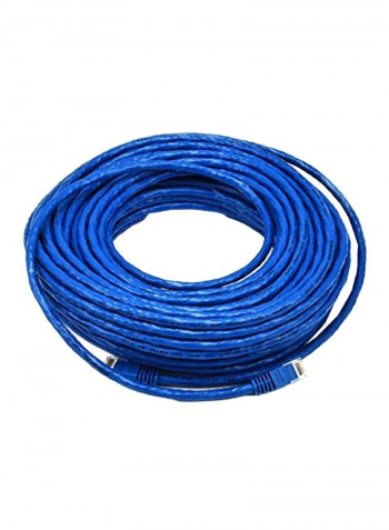 Cat 6 Ethernet Patch Cable 75feet Blue