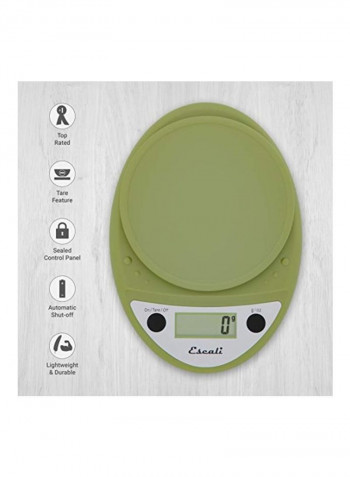 Digital Kitchen Scale P115TG Green/Grey