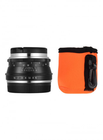 F1.6 Manual Focus Lens Large Aperture Black/White