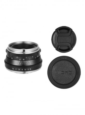 F1.6 Manual Focus Lens Large Aperture Black/White
