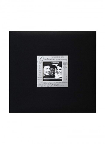Graduation Themed Photo Album Black/Grey