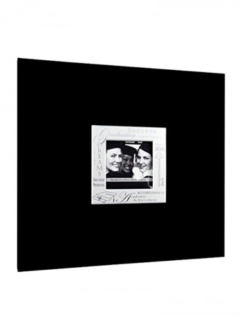 Graduation Themed Photo Album Black/Grey
