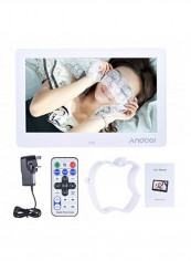 LED Digital Picture Frame With Remote 10inch White