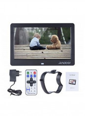 LED Digital Picture Frame With Remote - EU Plug Grey
