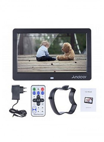 LED Digital Picture Frame With Remote - EU Plug Grey